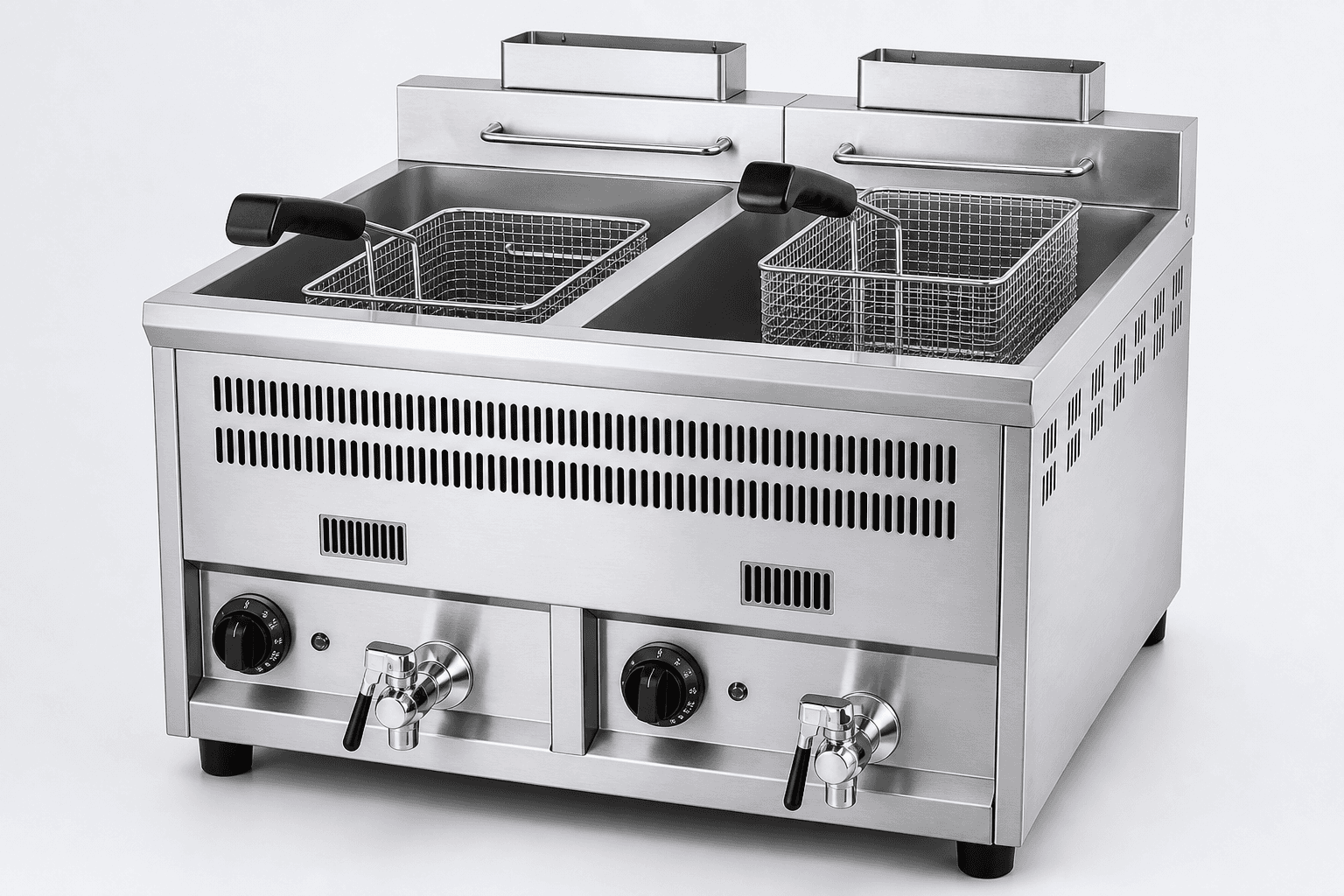 Gas Deep Fryer — 2 Tank 28 Liters