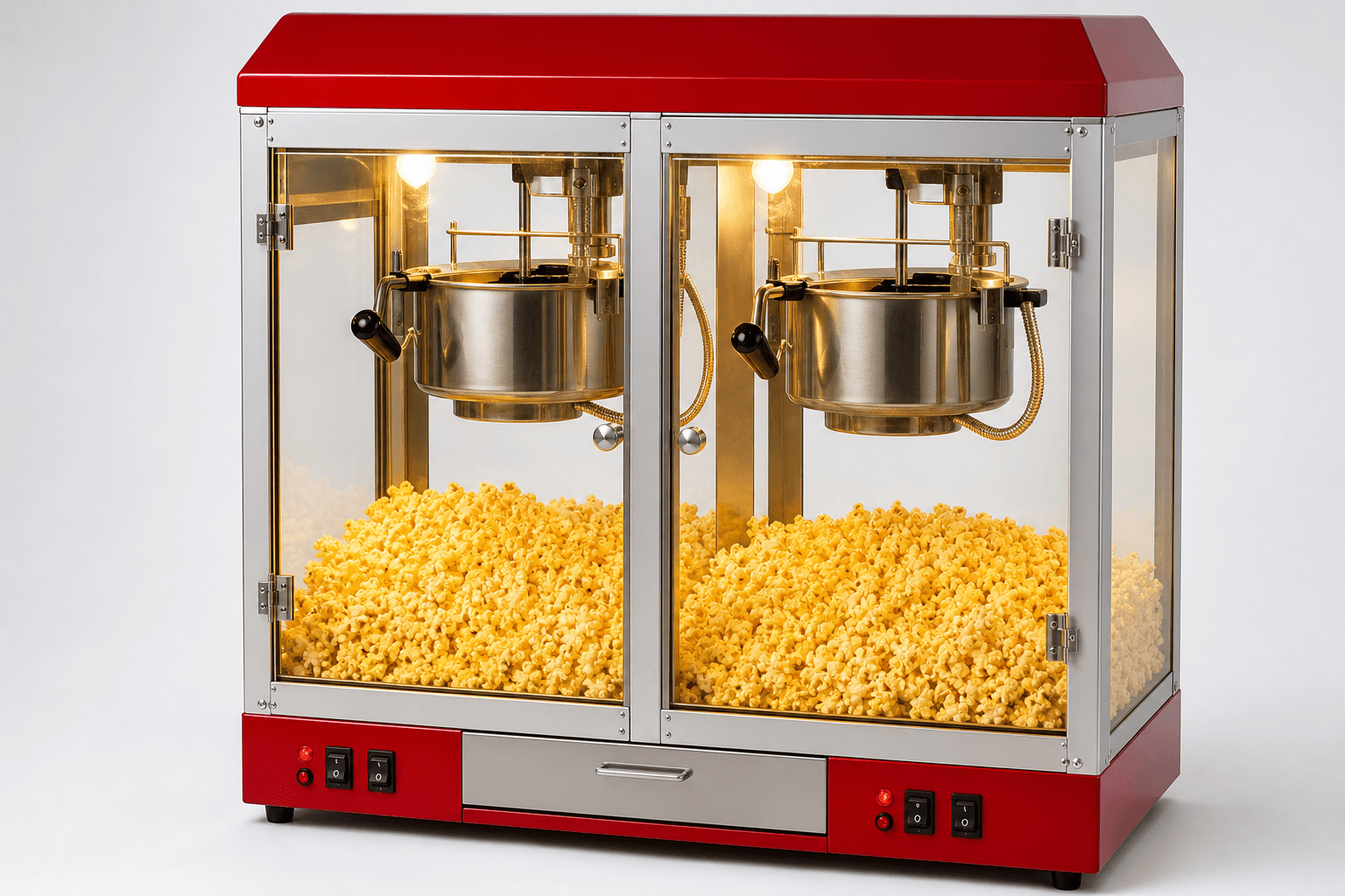 Double Chamber Popcorn Machine